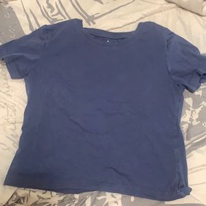 Blue shirt. Large but fits like a small